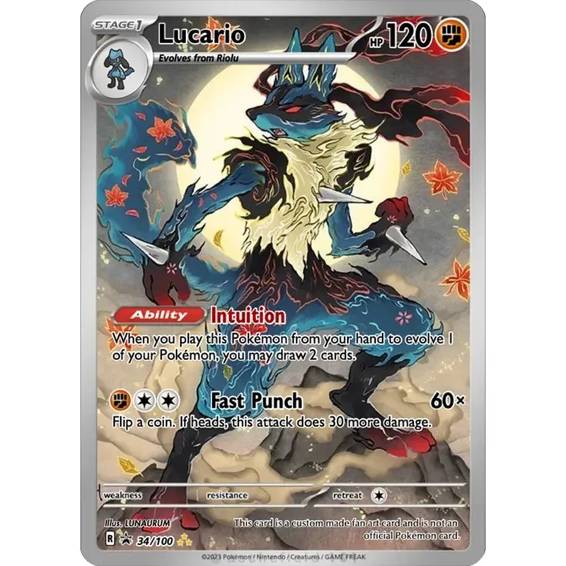 DIY Collection Cards Lucario Secptile Absol Gyarados Self Made Single Card Classic Game Anime Card Gift Toy