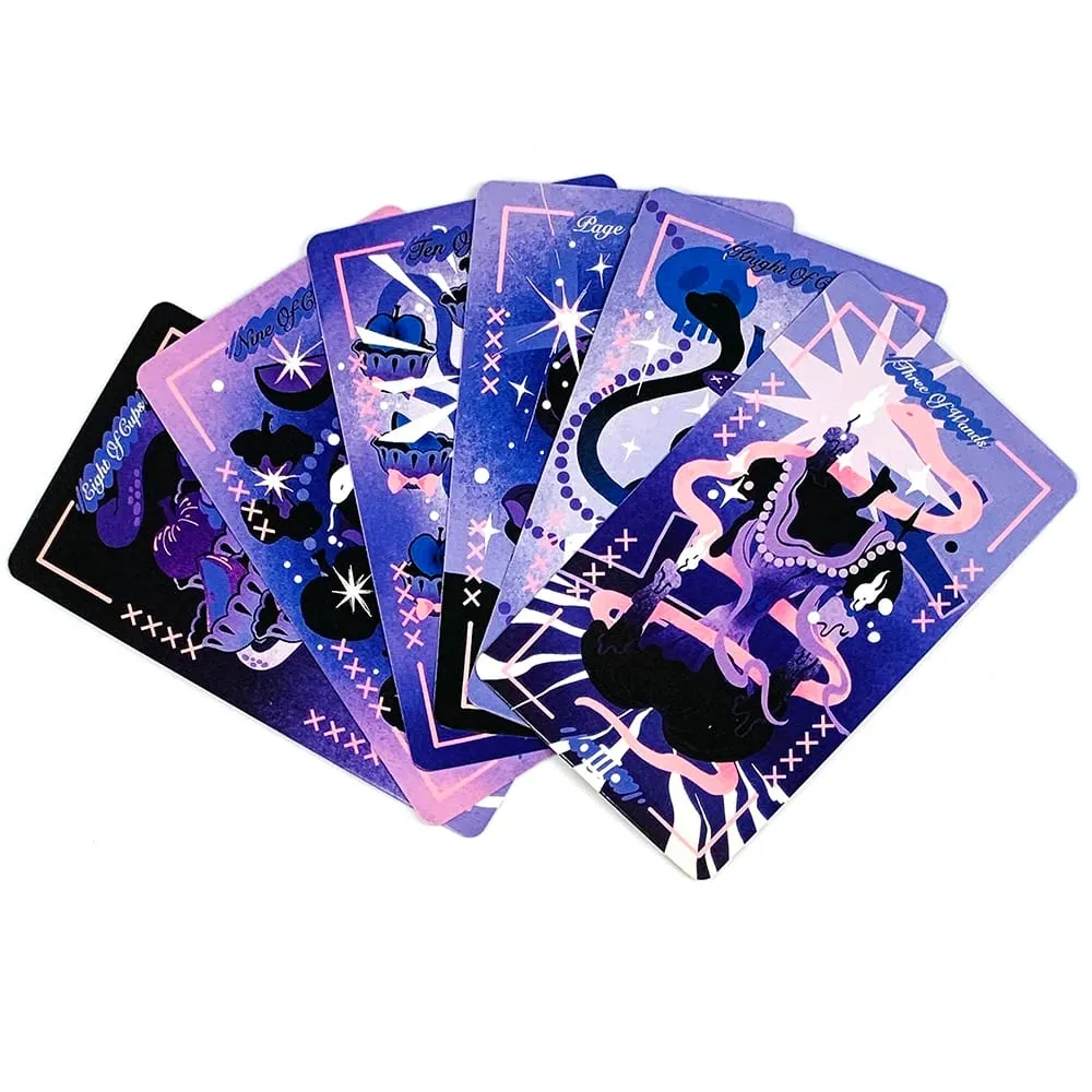 New Apple Tarot Deck 78 Cards Serpent's Forbidden Lust Tarot Cards Divination Fortune Telling Board Game Halloween Gifts
