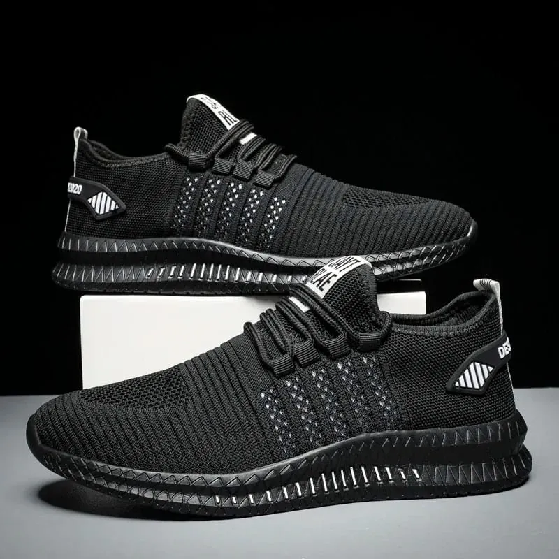 Fashion Sneakers Lightweight Men Casual Shoes Breathable Male Footwear Lace Up Walking Shoe Mens Casual Summer Shoes