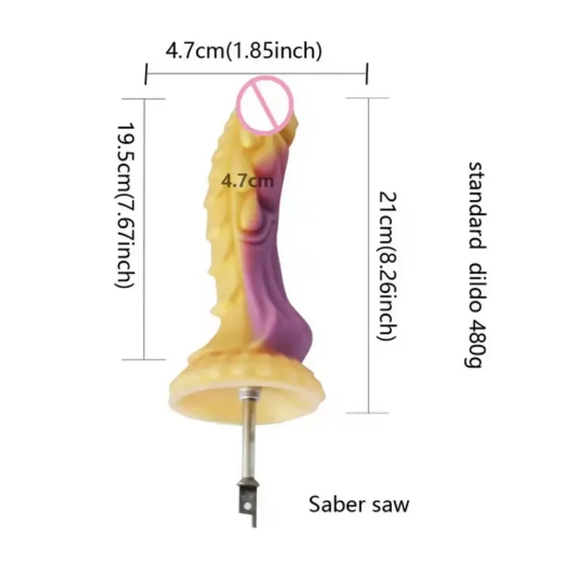 Saber Jigsaw Reciprocating Saw Large Silicone Dildos Reciprocating Saw 3XLR VAC-U-LOCK Adapter Attachments Sex Machine