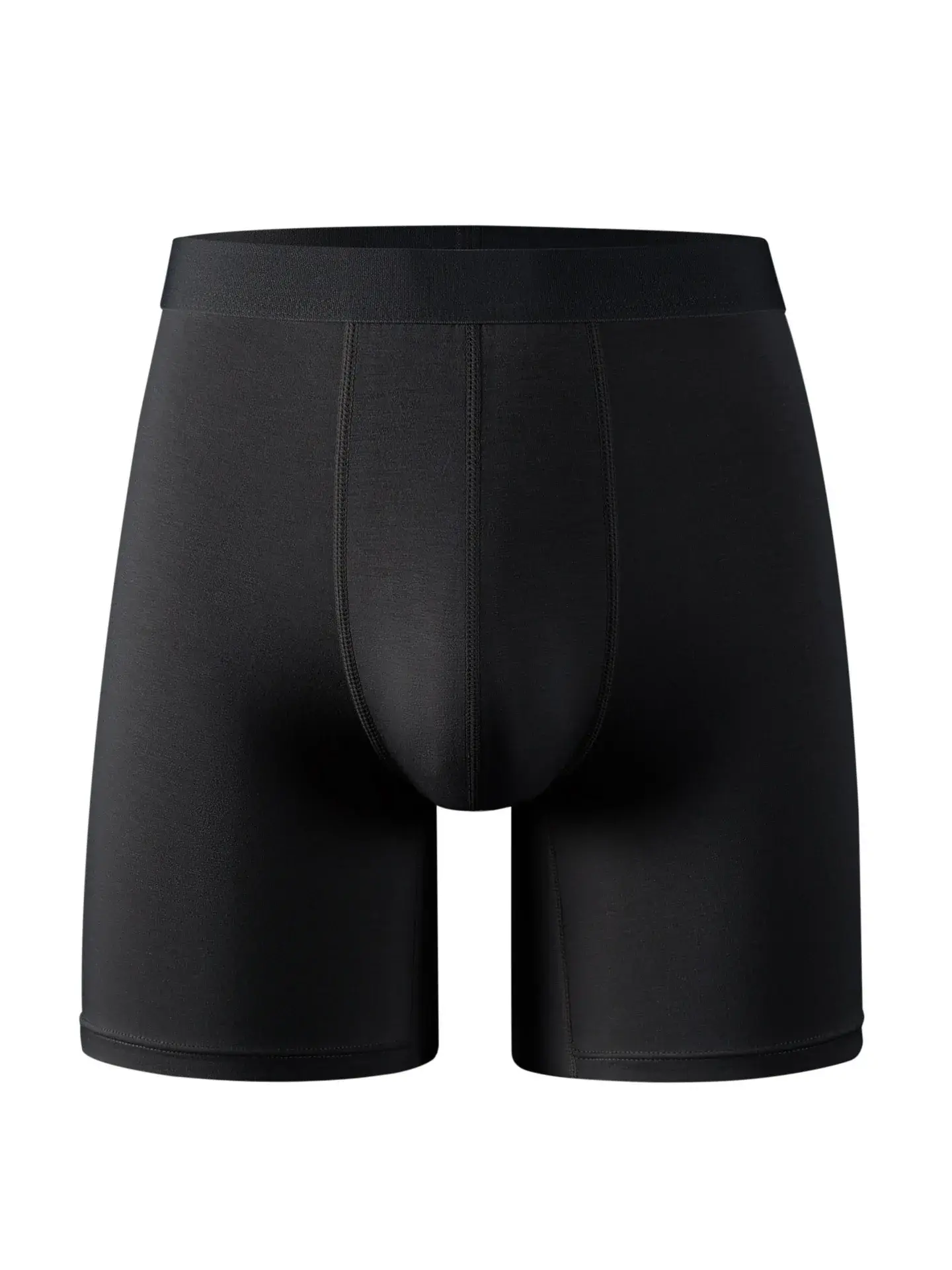 5pcs 95% Bamboo Fiber 5% Spandex Men's Length Long Leg Boxer Classic Design Comfortflex Waistband Underwear Man Sports 3256810241592595 — image 11