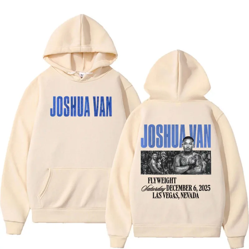 Joshua Van The Fearless Fan Gifts Hoodies Men's Clothing Violence Aesthetic Sweatshirt Casual Bodywarmer Fleece Hoodie Pullovers