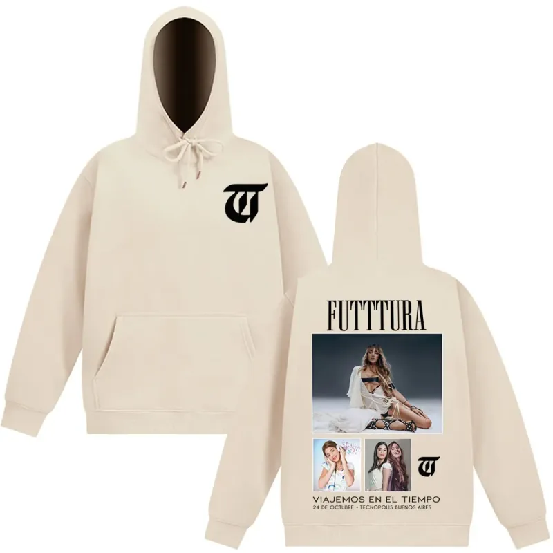 Singer TINI STOESSEL Futtura Album 2025 Tour Hoodie Men Women Aesthetic Trendy Sweatshirts Long-sleeved Loose Harajuku Pullover