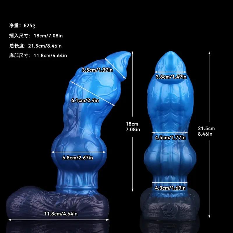 Monster Dragon Cock Anal Dildos Double Layer Penis Vaginal Anus Masturbator Silicone Sex Toys For Adult Women Men Flirting
