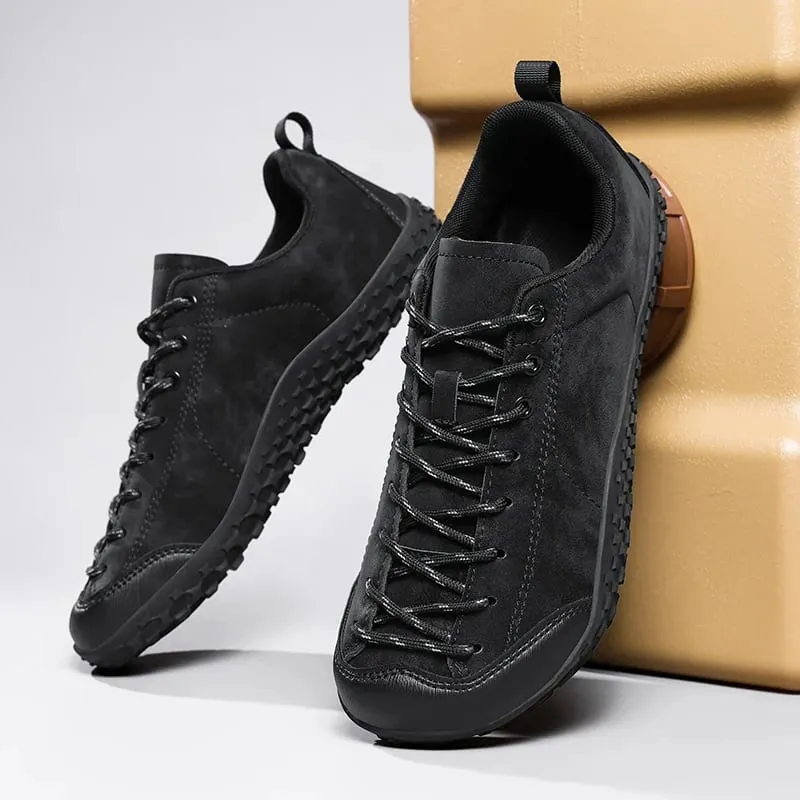 Scarpe da ginnastica a punta larga a piedi nudi Scarpe da esterno minimaliste unisex Zero Drop Scarpe sportive da passeggio con lacci antiscivolo 36-38 Scarpe taglie forti — image 7