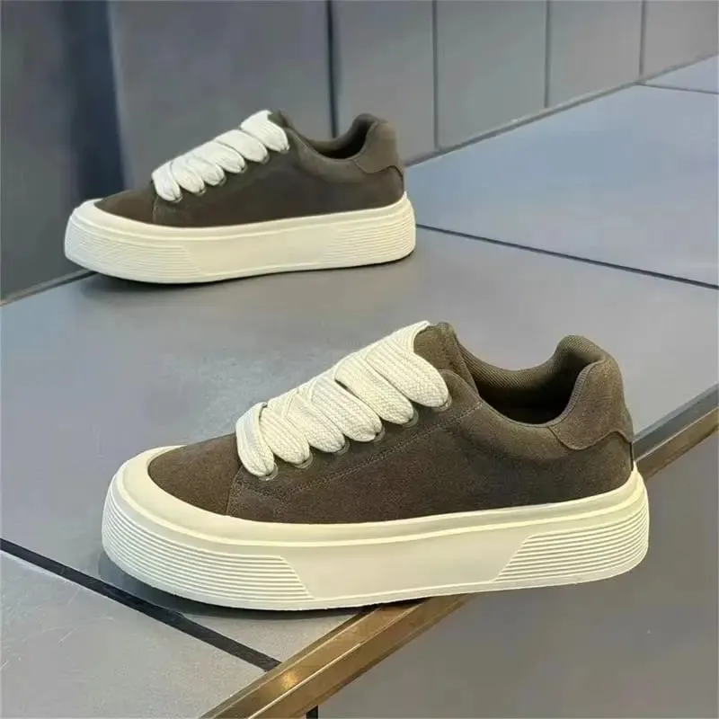 2025 Autumn New Trend Casual Board Shoes Mens Platform Heightening Casual Sneakers Fashion Lace-Up Comfortable Walking Shoes Men