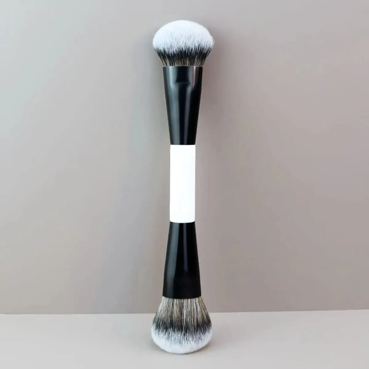 F4 Dual-Ended Foundation Face Brush Double-ended Powder Blush Contour and Eyeshadow Concealer Makeup Brushes