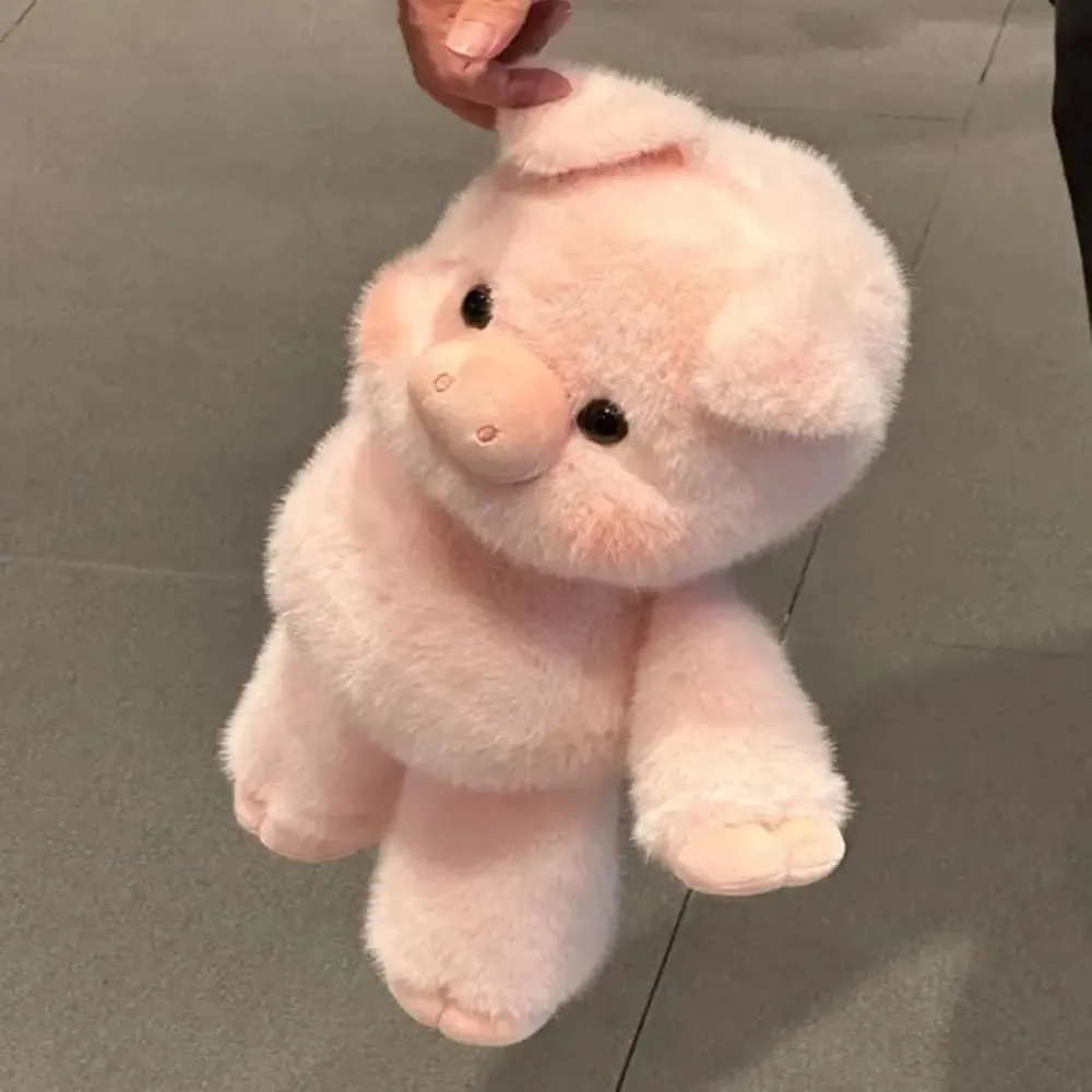 New Design Soft Pig Animal Pillow Emotional Support 17.7inch Cute