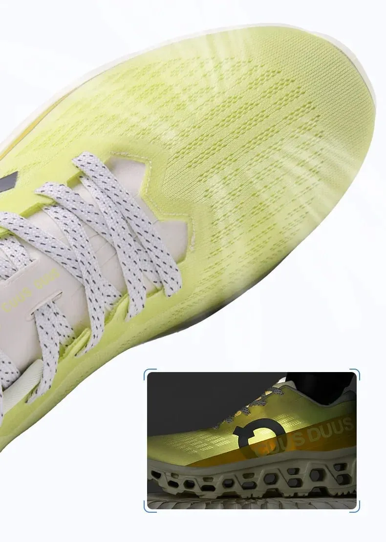 Casual Sneakers Men's Cushion Running Trainers Shock Absorbing Supercritical EVA Sneakers Breathable Fitness Athletic Shoes