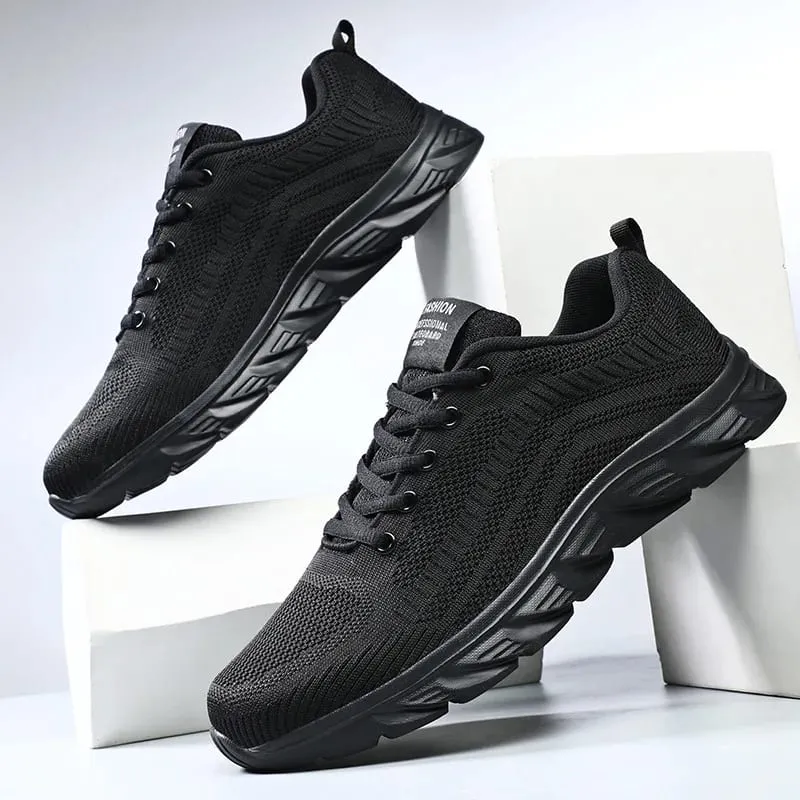 Summer Men Casual Sneakers Mesh Running Shoes Soft Sole Comfortable Walking Shoes Fashion Sports Outdoor Lightweight Footwear — image 3