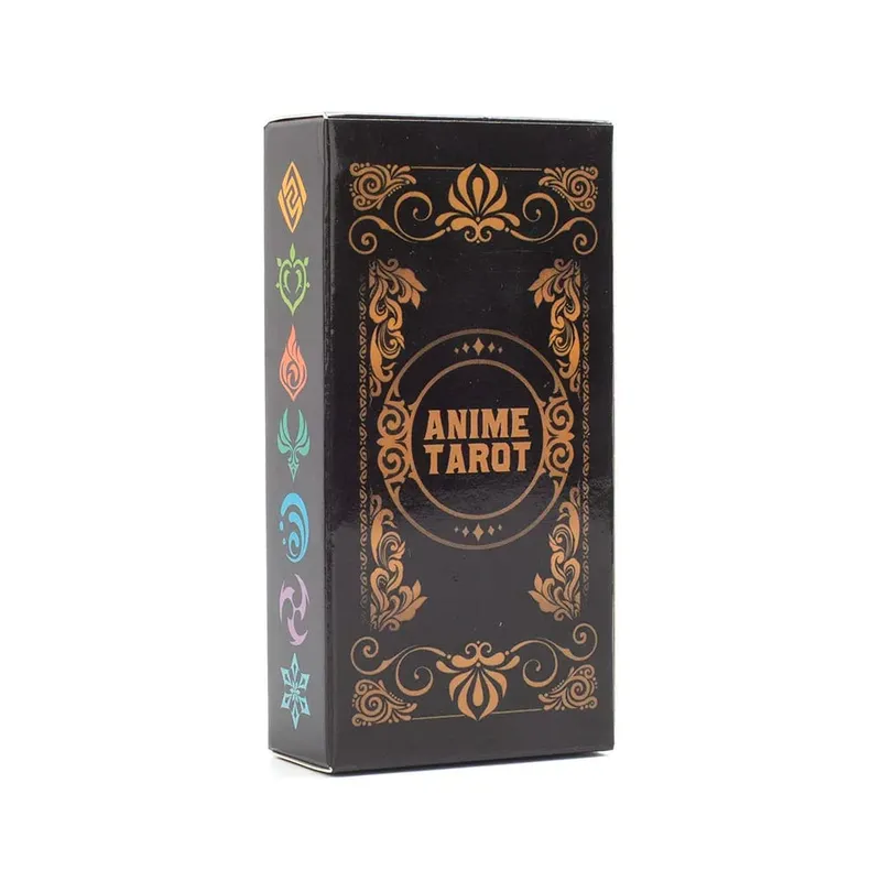 바다 테마 폭풍우 타로 데크 78 카드 운세 세트 10.4*6.1cm 보드 게임 및 타로 읽기를 위해 아름답게 디자인됨