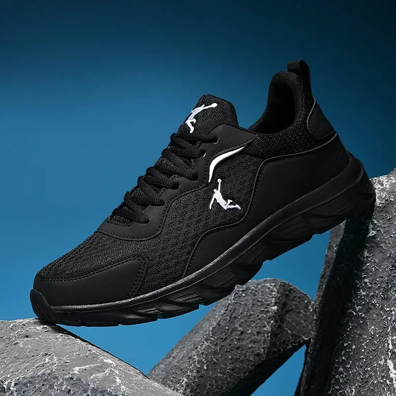 Men Sports Shoes Fashion Lace Up Daily Wear Anti Slip Running Shoes Rebound Cushioning Street Casual Sneakers for Men