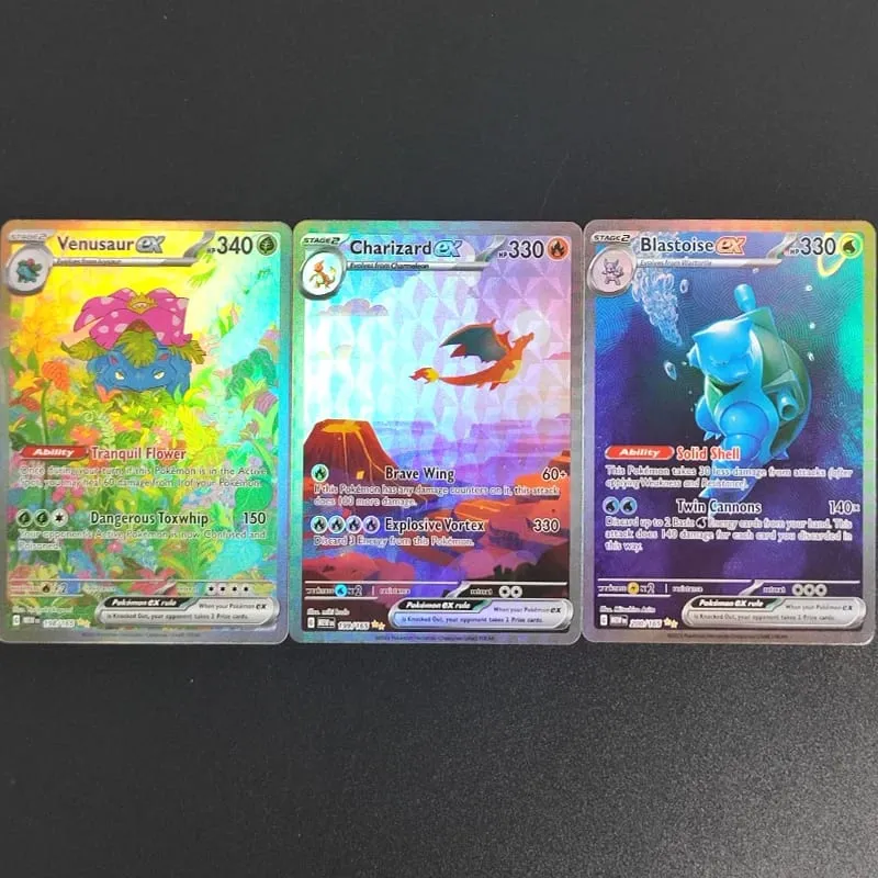 Proxy PKM Cards Mew Ex PAF 232/091 SVP 053 English TCG Collection Trading Card Game