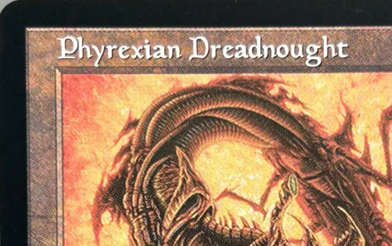 LK2 Gaea's Cradle Intuition Phyrexian Dreadnought Custom High-Quality TCG Proxy/Collectible Game Cards (Black-Core Paper)