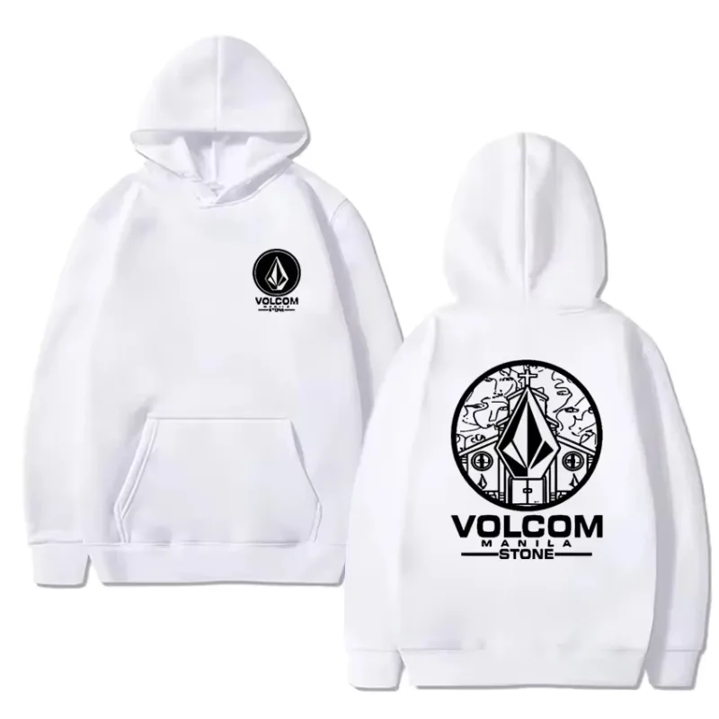 2026 Fashion Hoodie Women and man Hoody Volcom Stone Double-sided Casual Graphic Sports Tops Breathable Streetwear Clothing
