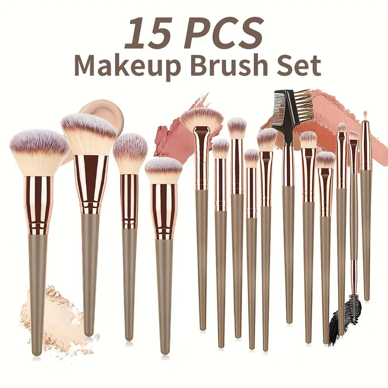 Valentine's Day Makeup Brush Set Multifunctional Face Eye Blush Powder Contour Foundation Tool Kit Full Set of Makeup Brushes