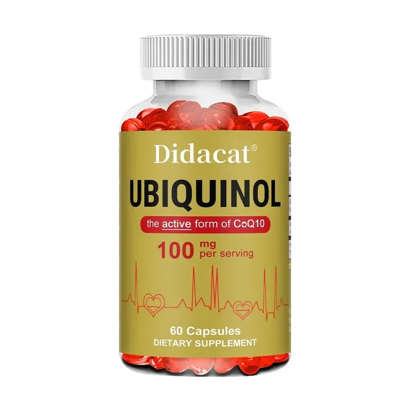Ubiquinol CoQ10 Vegetable Capsules Antioxidant Support Joint Cellular Energy Production Heart & Cardiovascular Health