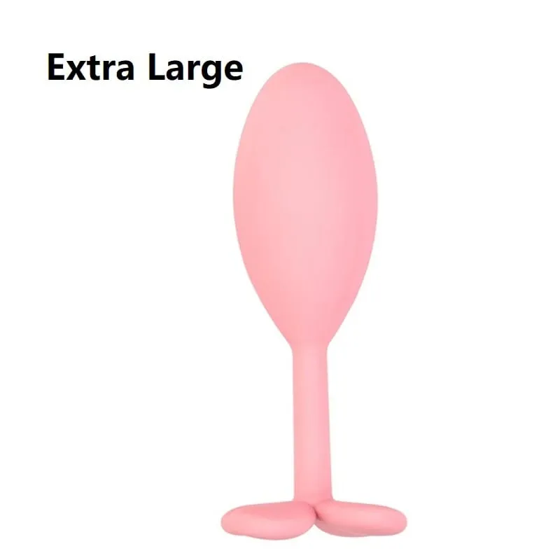 Silikone Anal Perler Butt Plug Sæt Mini Small Medium Large Anal Plug Four Leaf Clover Anal Trainer Sexlegetøj Mænd Kvinder Homoseksuelle