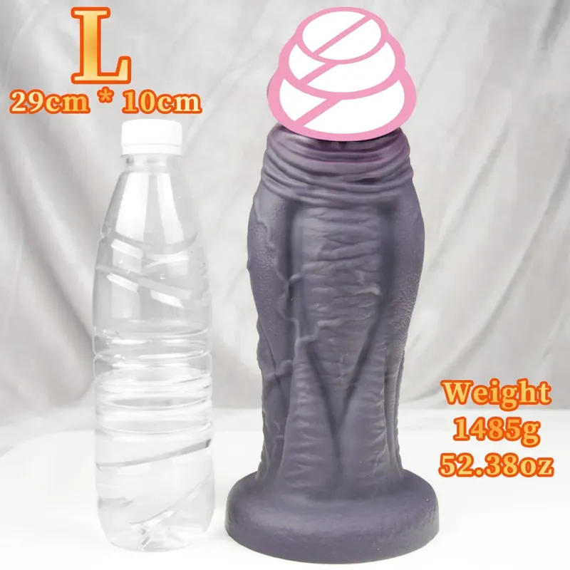 Huge Anal Dildo Buttplug Silicone Anal Plug Masturbator With 4 Sizes Big Dick Prostate Massager G-spot Stimulation Sex Toys 18+
