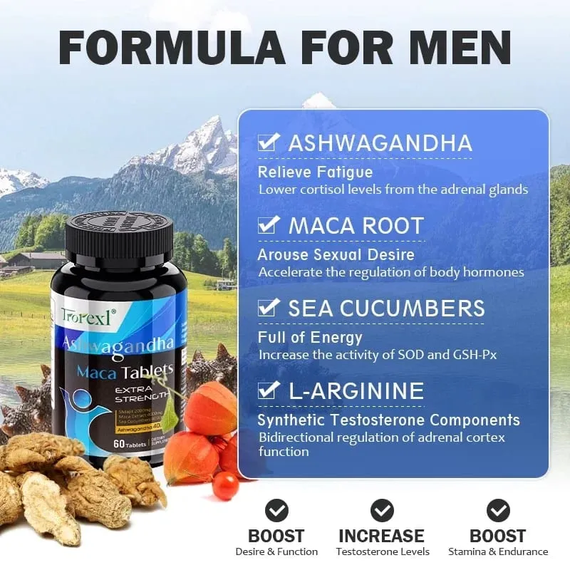 Get safe effective Solution from Ashwagandha Male Supplement Unshakeable Duration