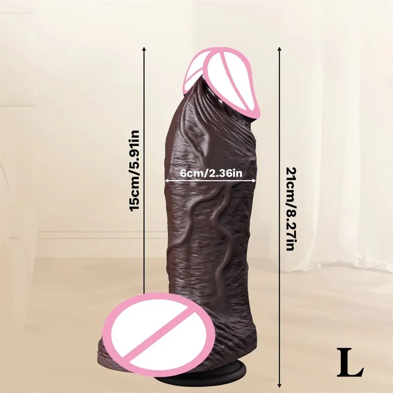 Super Makapal Makatotohanang Balat Dildos para sa Anal Napakalaking Sex Toys Silicone Woman Vagina Adult Masturbator Cock Bakla Malaking Dick Butt plug 18+
