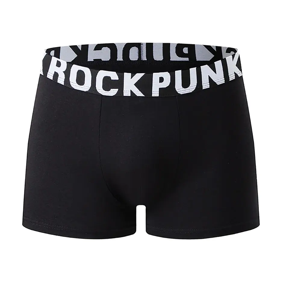 4 Piece Set Of Men's Cotton Comfortable Soft And Versatile Underwear Plus Size Casual Boxer Shorts Sports Cycling Base Shorts