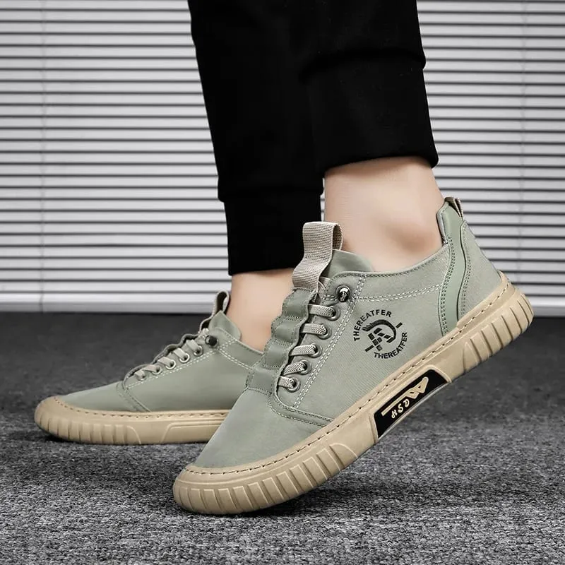 [Men's Skate Sneakers] Sneakers - Men's New Spring/Autumn Skate Shoes - Classic and Versatile - Fashionable and Trendy - Suitable for Daily Wear and Outdoor Leisure - Ideal as Birthday Gifts Christmas Gifts and Halloween Gifts