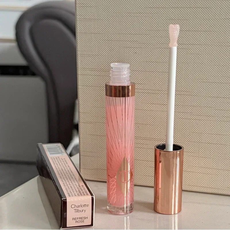 Mewah CT Multicolored Water Light Lip Gloss Last Hydrating Lip Balm berbentuk hati Berus Bibir Petua&Jeli Lip Gloss Hadiah Mekap