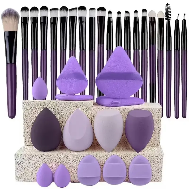 Makeup Brushes Set Premium Synthetic Kabuki Brushes Foundation Concealer Powder Blush Blending Face Eyeshadow Cosmetic Brushes S