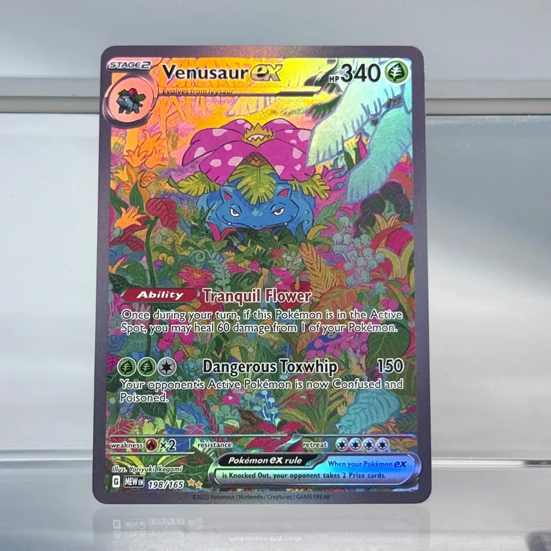 Holographic Game Trading Collection PTCG Proxy Cards Charmander (SV) Pikachu Flareon EX Single PKM Foil Card Venusaur EX
