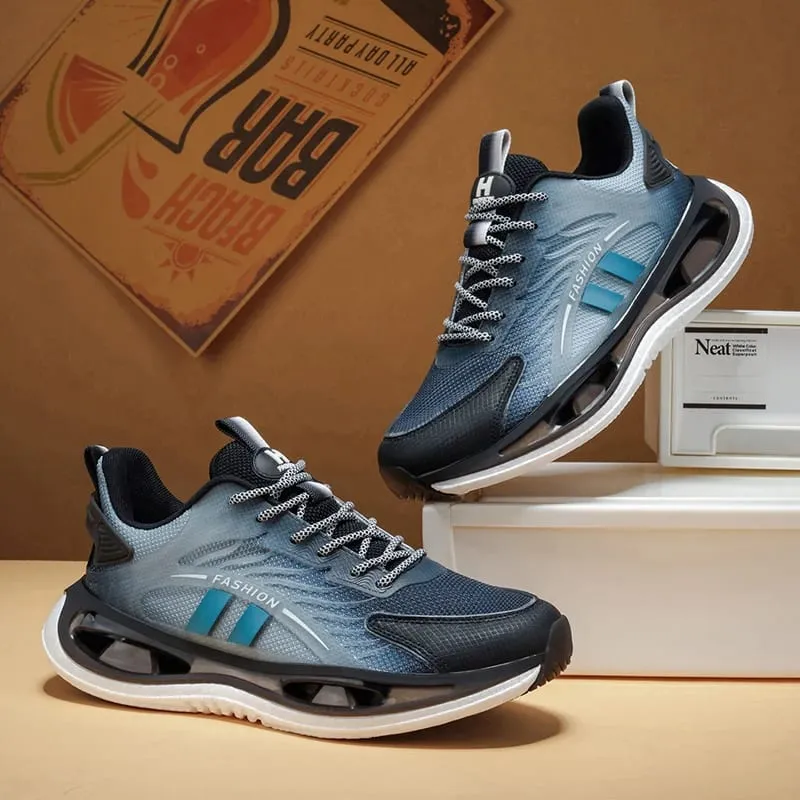 Men's lightweight outdoor racing running shoes spring summer new soft-sole casual sneakers student breathable speed sports shoes