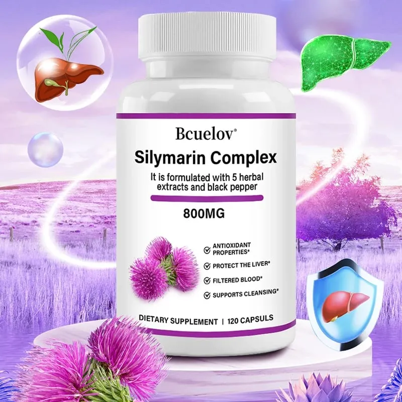 High-purity milk thistle extract paired with natural dandelion root Promotes Energy Production Liver Health Digestive Health