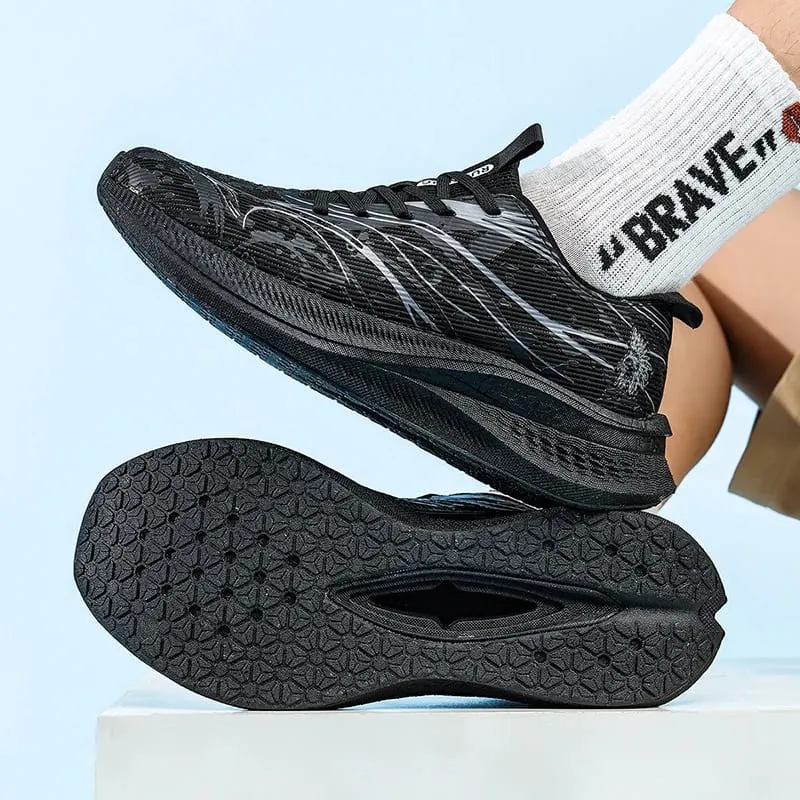 Men Comfort Lightweight Mesh Athletic Sneakers Autumn Shock Absorb Breathable Running Shoes for Women Workout Walking Gym Sports
