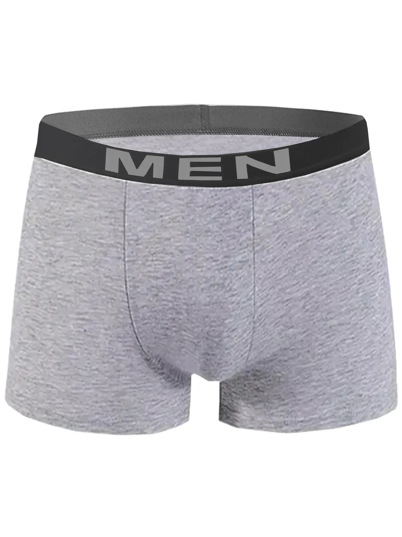 7-piece Set of Four Season Men's Solid Color Long Casual Underwear, Fashionable Sports Underwear, Plus Size Flat Corner Pants — image 14