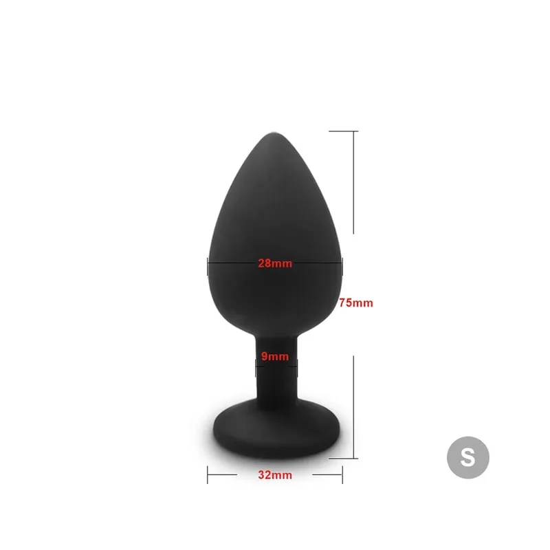 S/M/L Anal Plug Butt Vibrator Sex toy Women/Men Soft Silicone Detachable Erotic Bullet Anal plug Bullet Gay Sex Toys for Adults