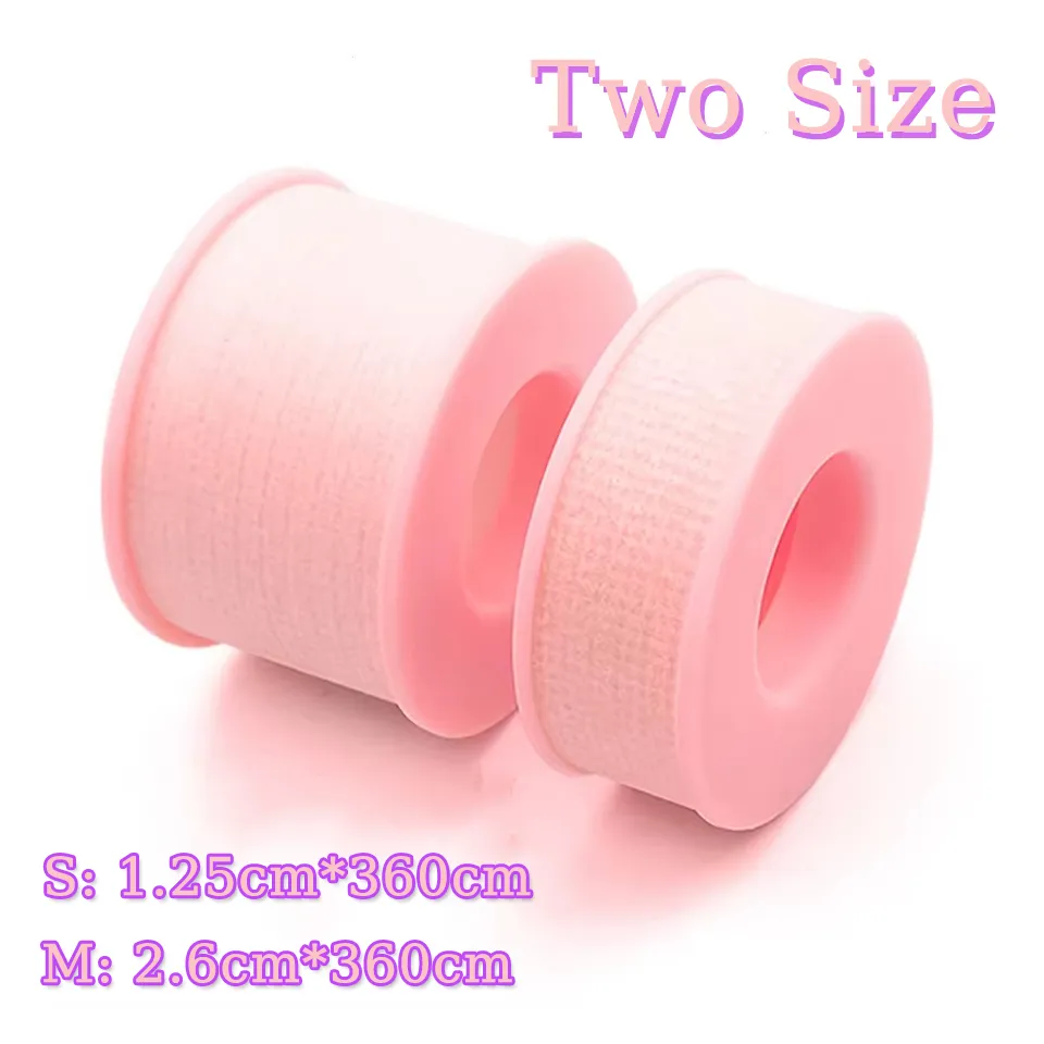 5/10Rolls Silicone Gel Tape for Lash Extensions Non-Woven Breathable Sensitive‑Skin Under‑Eye Patch Lash Tape Makeup Tool Supply