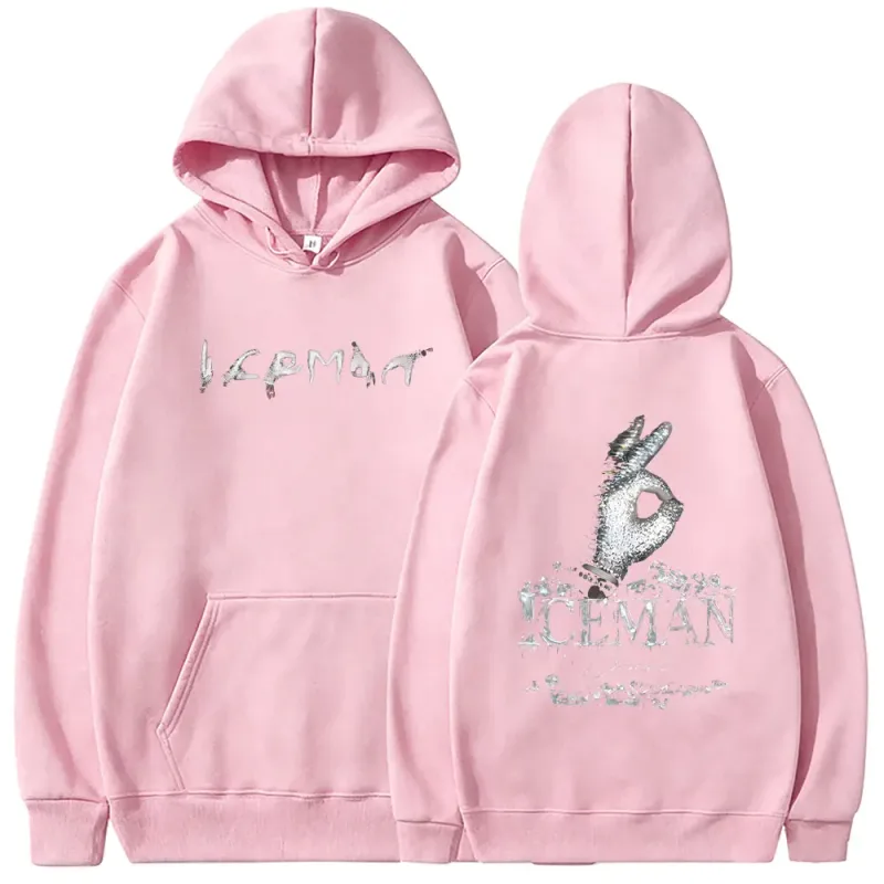 Rapper Drake ICEMAN Album Double Sided Print Hoodie Men Women Fashion Hip Hop Oversized Streetwear Men's Casual Vintage Hoodies