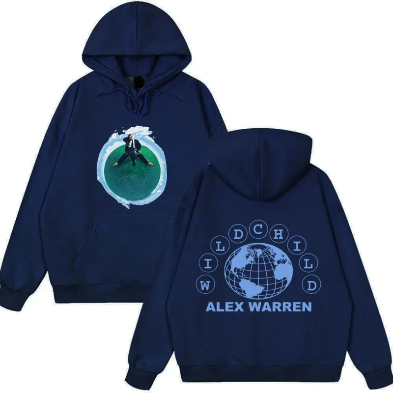 Alex Warren Album Wild child tour 2026 Merch hoodie Men Women Fashion pullover Long sleeves Loose Casual Vintage sweatshirts