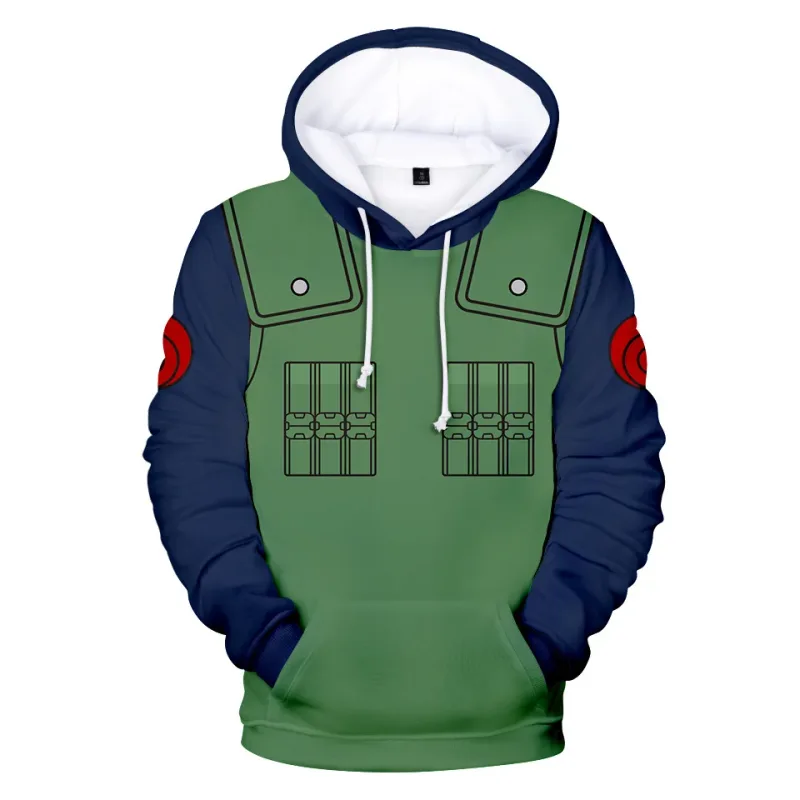 Bandai Naruto 3D Anime Hoodie – เสื้อผ้าผู้ชายแนวสตรีทคอสเพลย์ฮาราจูกุและสไตล์ Y2K – อินเทรนด์และสะดวกสบาย