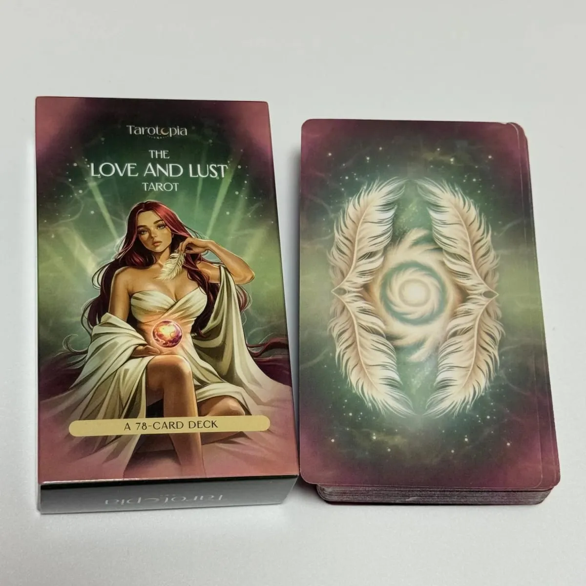 78pcs The Love and Lust Tarot Cards English Version Board Games for Passion Intimacy & Soulful Love Readings