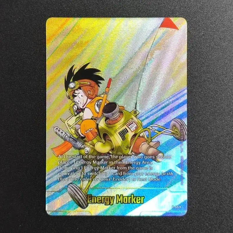 Self Made English Dragon Ball Super Fusion World Energy Markers Gold DBSFW_EM Son Goku Game Collection Flash Card Toy