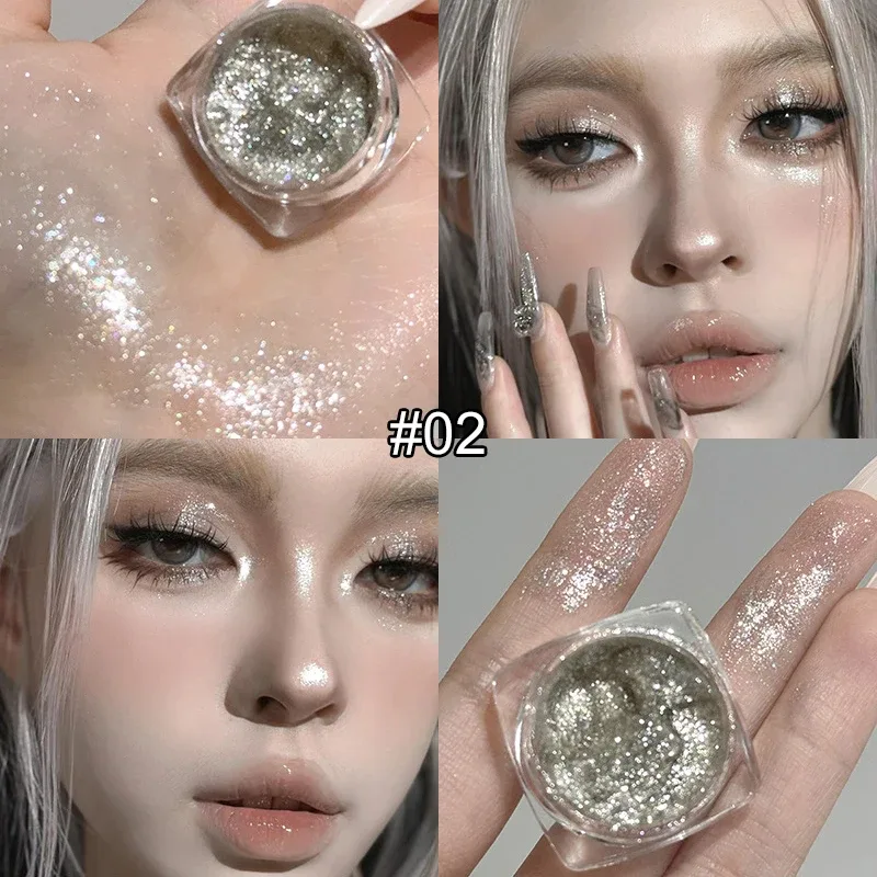Single Eyeshadow - Ultra Sparkle Glitter Silky Matte & Luminous Pearlescent Finishes for Bold & Delicate Daily Eye Makeup Look