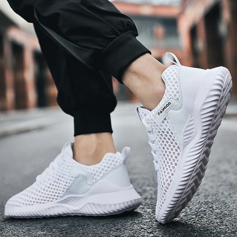 Summer Tennis Casual Mesh Shoes Breathable Hollow training fitness Platform Soft Bottom Running Lightweight Vulcanized Shoes — image 2