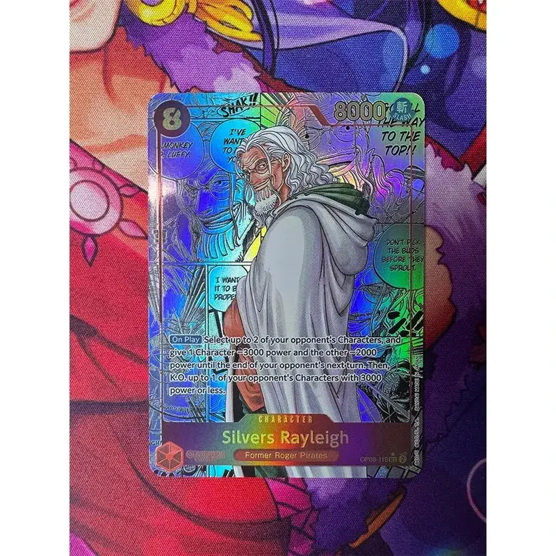 ONE PIECE Roronoa Zoro Monkey D. Luffy DIY Homemade Collection Card English Japanese Version Toys Christmas Birthday Gift