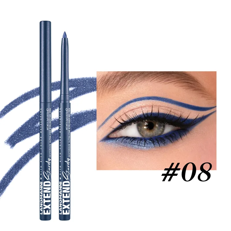 Waterproof and Sweat Resistant Eyeliner Pen Durable Easy to Color Fast Drying and Smooth Texture Creates Perfect Eye Makeup