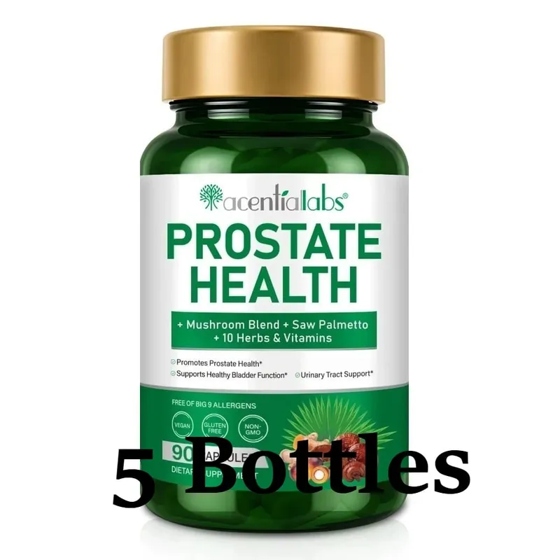 Prostate Health Capsules with Saw Palmetto 2000mg 90 Count Supports Healthy Prostate Function Urinary Flow Urinary Tract Comfort