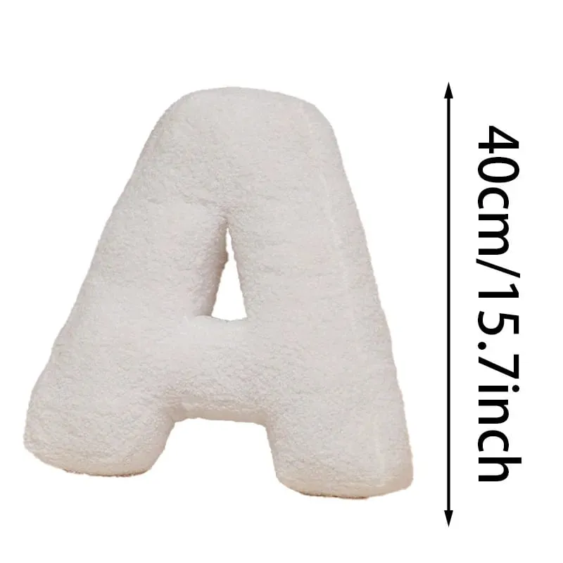 Hot Wholesale Cozy English Letters Pillow Sofa Cushion Living Room Decor 26 Letter Stuffed Doll Toy Kids Teaching Words Game Kid
