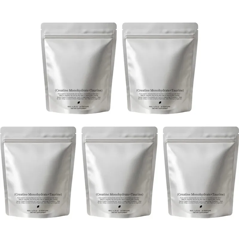 Creatine Monohydrate Taurine Fine Powder Supplement Daily Support for Sports Training Men & Women 180g 30 Day Supply