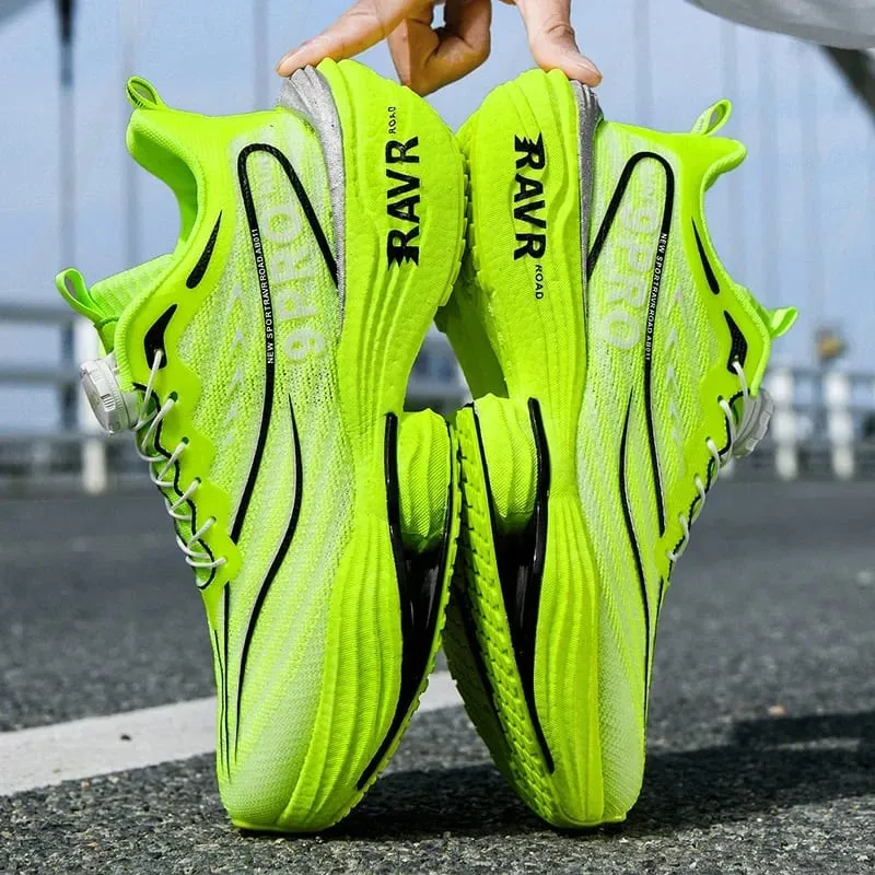 Men's New Sneakers Carbon Plate Cushioning Running Shoes 9PRO MAX Jogging Breathable Mesh Non-Slip Outdoor Shoes Off-road Shoes