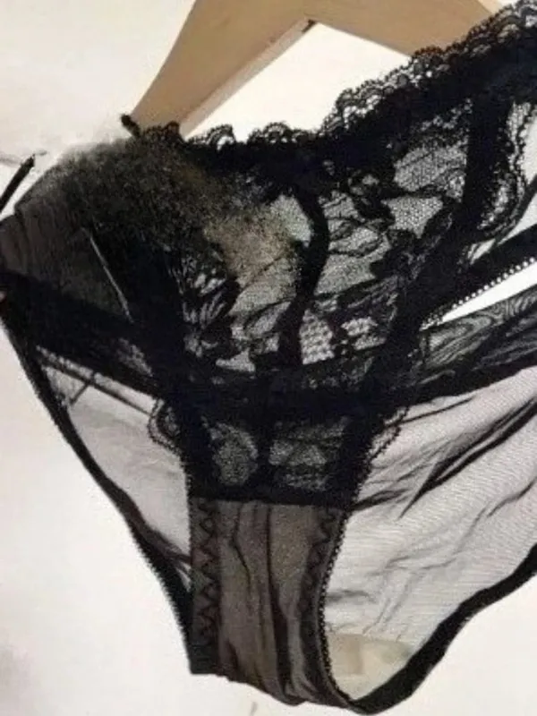 Minimal Romantic Coquette Lace Front Clasp Bra Set Wirefree Ultra Thin Straps Beauty Back Small Bust Create Curvy Lookr MOYISU